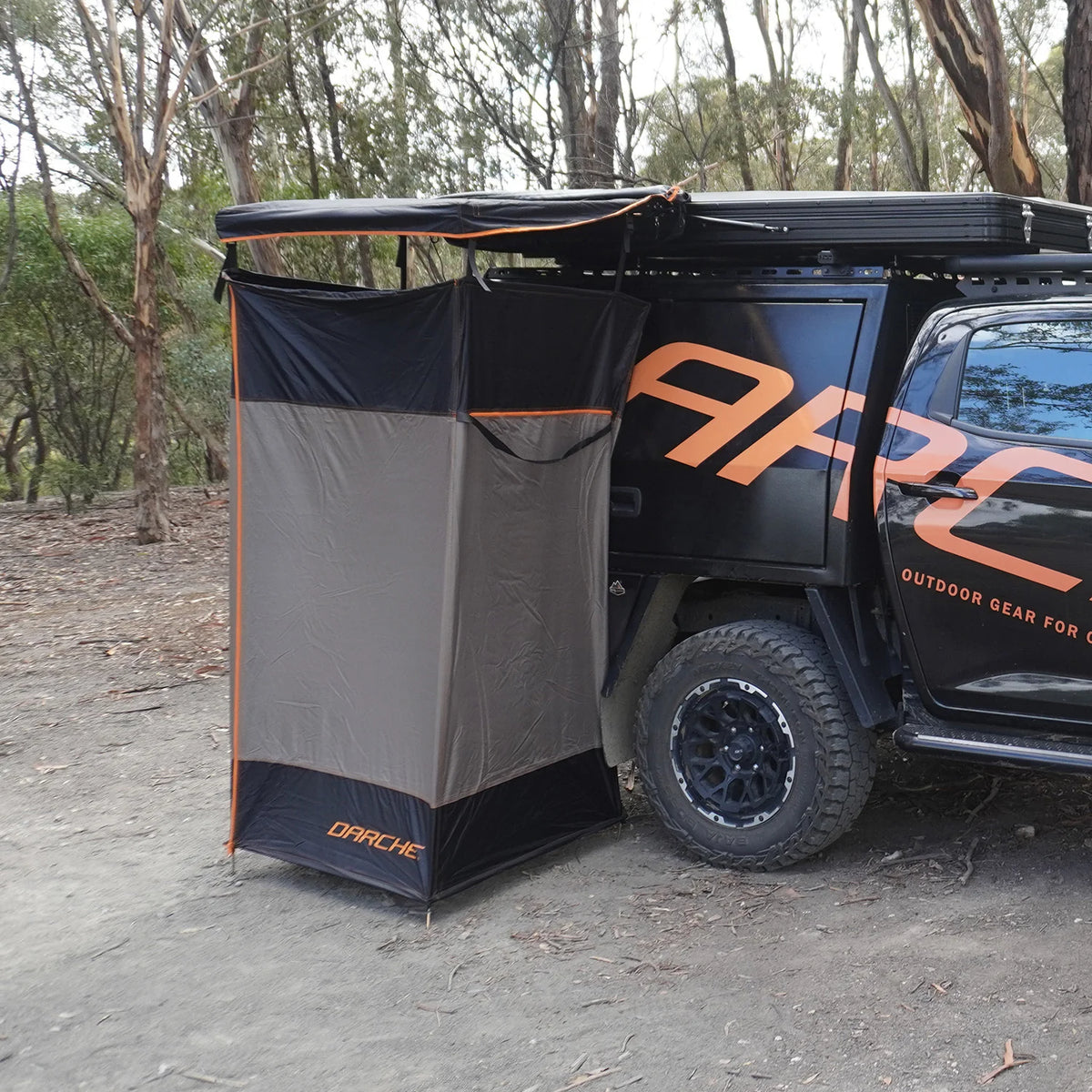 Off Grid Off Road Shower Awning With LED Strip For Touring