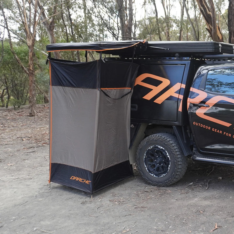 Off Grid Off Road Shower Awning With LED Strip For Touring